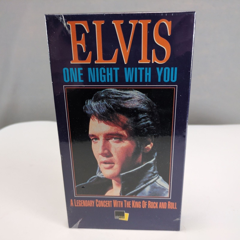 Elvis One Night With You Factory Sealed VHS 1992 Lightyear BMG Concert Video